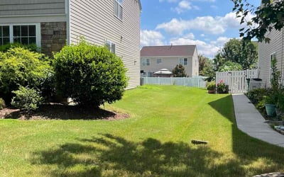 Photo of Elnora R.'s yard after getting lawn care in Charlotte, NC