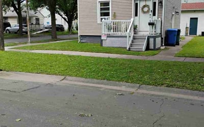 Photo of Henry H.'s yard after getting lawn care in Geneva, NY