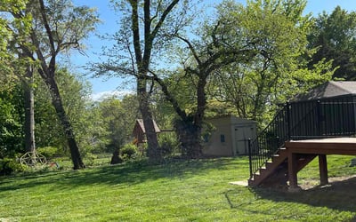 Photo of Joe T.'s yard after getting lawn care in Paola, KS