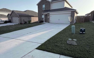 Photo of Kay A.'s yard after getting lawn care in Jarrell, TX