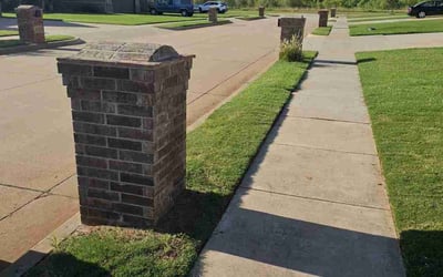 Photo of John R.'s yard after getting lawn care in Mustang, OK