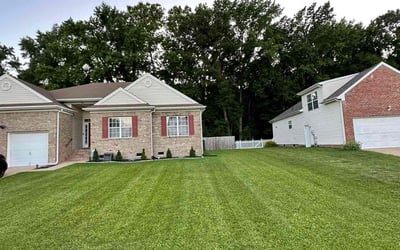 Photo of Patrice B.'s yard after getting lawn care in Christiansburg, VA