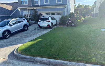 Photo of Angela W.'s yard after getting lawn care in Cleveland, OH