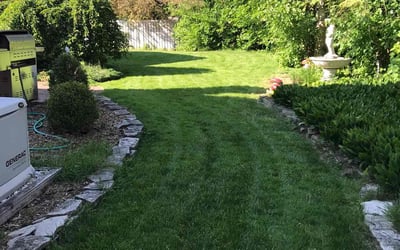 Photo of Jacob W.'s yard after getting lawn care in Southgate, MI
