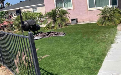 Photo of Alexandra F.'s yard after getting lawn care in Ramona, CA