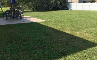 Photo of Satirah G.'s yard after getting lawn care in Dallas, NC