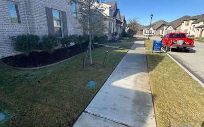 Photo of Amanda F.'s yard after getting lawn care in Bay Shore, NY