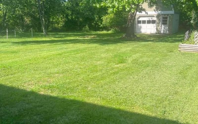 Photo of Jennifer D.'s yard after getting lawn care in Chalfont, PA