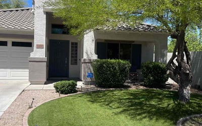 Photo of Gawana f.'s yard after getting lawn care in Queen Creek, AZ