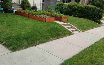 Photo of Erica C.'s yard after getting lawn care in Fort Wayne, IN