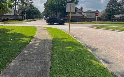 Photo of Rodney H.'s yard after getting lawn care in Houston, TX