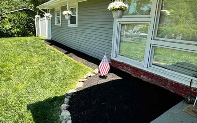 Photo of Miles W.'s yard after getting lawn care in Andover, KS