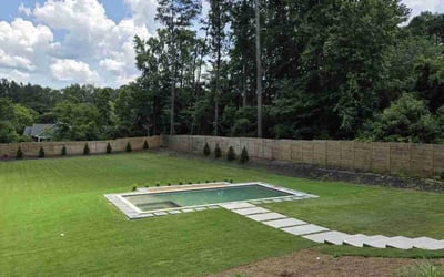 Photo of Kaitlin R.'s yard after getting lawn care in Mount Laurel, NJ