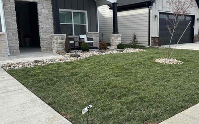Photo of Renee H.'s yard after getting lawn care in Salem, IN