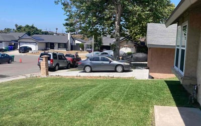 Photo of Katie W.'s yard after getting lawn care in Valley Center, CA