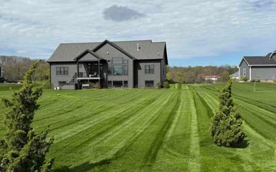 Photo of Martha M.'s yard after getting lawn care in Cuyahoga Falls, OH