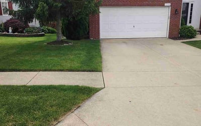 Photo of Jasmine S.'s yard after getting lawn care in Wadsworth, OH