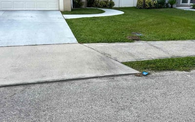 Photo of Ben M.'s yard after getting lawn care in Edmond, OK