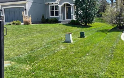 Photo of Burton S.'s yard after getting lawn care in Paola, KS
