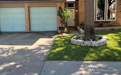 Photo of Louis P.'s yard after getting lawn care in Farmingville, NY