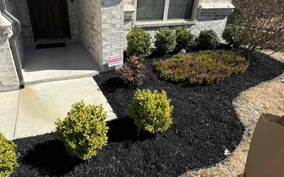 Photo of Rhonda M.'s yard after getting lawn care in Weatherford, TX