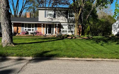 Photo of David S.'s yard after getting lawn care in Holly, MI