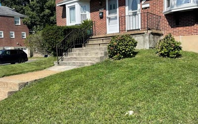 Photo of Nanayaa W.'s yard after getting lawn care in Baltimore, MD
