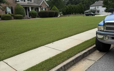 Photo of Ardis W.'s yard after getting lawn care in Forney, TX