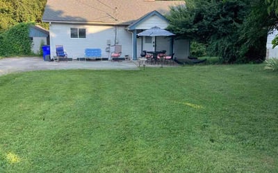 Photo of Kayla M.'s yard after getting lawn care in Lexington, KY