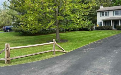 Photo of Jannae G.'s yard after getting lawn care in Overland Park, KS