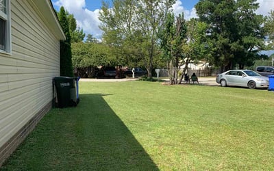 Photo of Edmon A.'s yard after getting lawn care in Weaverville, NC