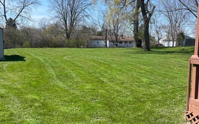 Photo of James C.'s yard after getting lawn care in Bedford Heights, OH