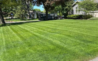 Photo of David H.'s yard after getting lawn care in Waunakee, WI