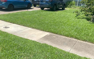Photo of Joshua L.'s yard after getting lawn care in Green Cove Springs, FL