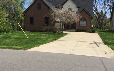 Photo of Natalia C.'s yard after getting lawn care in Pinckney, MI