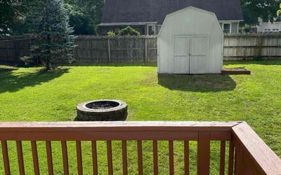 Photo of Matthew D.'s yard after getting lawn care in Bristol, VA