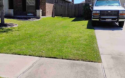 Photo of Jennifer H.'s yard after getting lawn care in Katy, TX