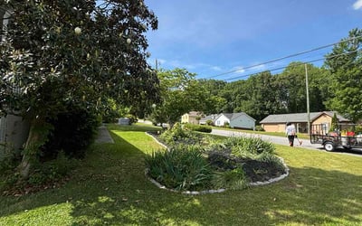 Photo of Stephney W.'s yard after getting lawn care in Lawrenceville, GA