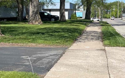 Photo of Kenya J.'s yard after getting lawn care in Hampton, GA