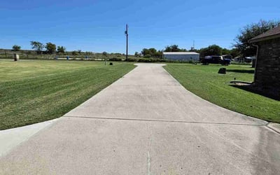 Photo of Ryan L.'s yard after getting lawn care in Colleyville, TX