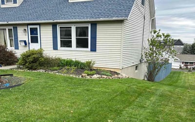 Photo of Teisha M.'s yard after getting lawn care in Hellertown, PA