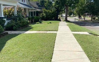 Photo of Michael T.'s yard after getting lawn care in Huntsville, AL