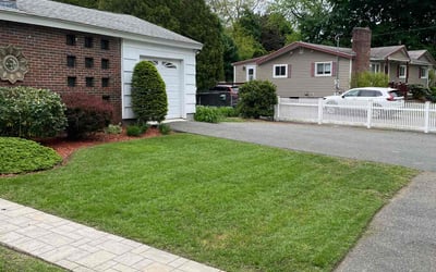 Photo of Scotty C.'s yard after getting lawn care in Peabody, MA