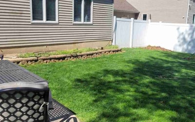 Photo of DeIvory H.'s yard after getting lawn care in Schererville, IN