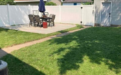 Photo of Shama A.'s yard after getting lawn care in Glen Allen, VA