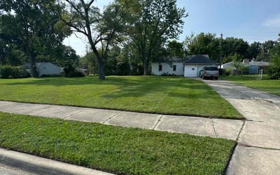 Photo of Kathie S.'s yard after getting lawn care in Garden City, MI