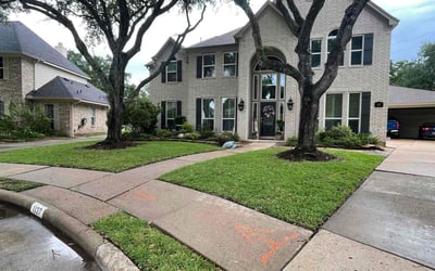 Photo of Jennifer D.'s yard after getting lawn care in Milton, FL