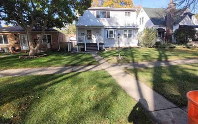 Photo of Nathanial R.'s yard after getting lawn care in Lansing, IL