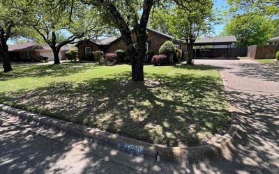 Photo of Tristan S.'s yard after getting lawn care in Cleburne, TX