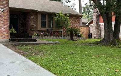 Photo of Kristen A.'s yard after getting lawn care in Springfield, TN